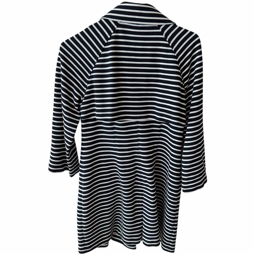 Like New Cabi Maritime Trench Blazer Coat Striped Jacket Small - Picture 3 of 5